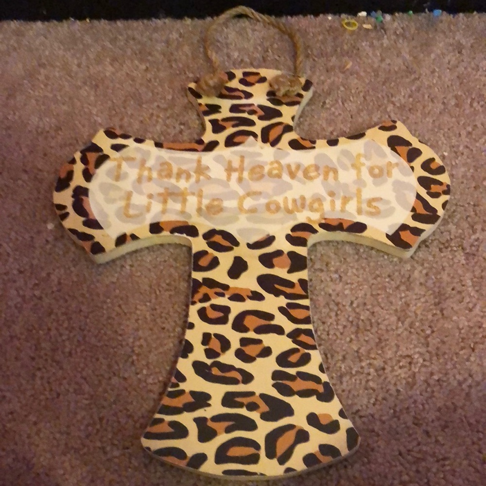 Thank heaven for little cowgirls wall art